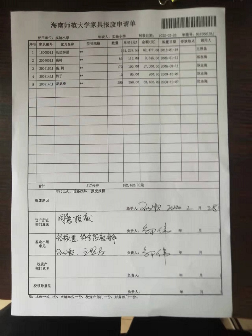 av女优
固定资产处置签批单